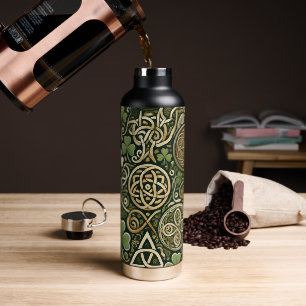 Keltische Blüte Trinkflasche