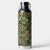 Keltische Blüte Trinkflasche (Vorderseite)