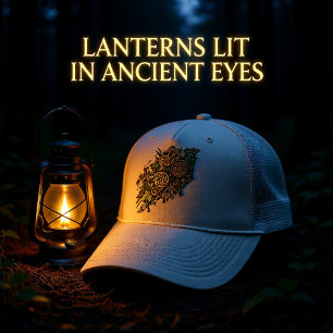 Keltische Blüte Truckerkappe