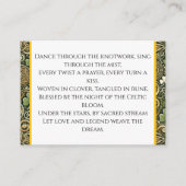 Keltische Blüte Visitenkarte (Vorderseite)