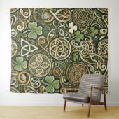 Keltische Blüte Wandteppich (Beispiel (Horizontal))