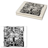 keltische Briefmarke aus Knot-Platz Gummistempel (Stempel)