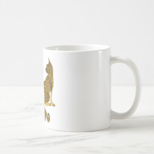 keltische Bronzegold der Katzen 6 Kaffeetasse (Rechts)