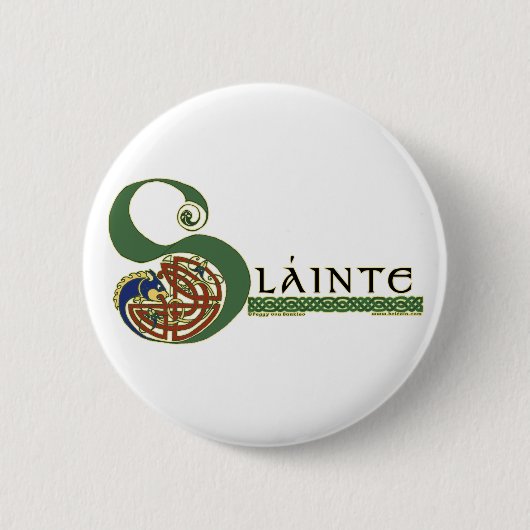 Keltische Button und Tasten, Slainte-Design (Vorderseite)