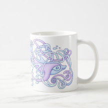Keltische Delphin-Tasse