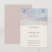 Keltische Distel Save-the-Date-Karte Save The Date (Vorne/Hinten)