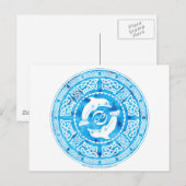 Keltische Dolphin Postkarte (Vorne/Hinten)