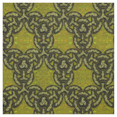 Keltische Drache-Kette im dunklen Gold Stoff (Muster)