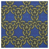 Keltische Drache-Kette in dunkelblauem Stoff (Muster)