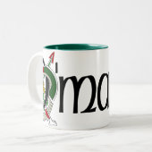 Keltische Drache-Tasse O'Malley Zweifarbige Tasse (Vorderseite Links)