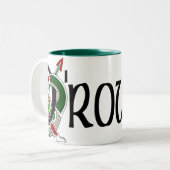 Keltische Drache-Tasse O'Rourke Zweifarbige Tasse (Vorderseite Links)