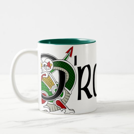 Keltische Drache-Tasse O'Rourke Zweifarbige Tasse (Links)