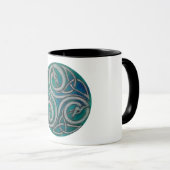 Keltische Drache Triskele Tasse (VorderseiteRechts)
