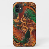 Keltische Drachen Case-Mate iPhone Hülle (Rückseite)