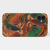 Keltische Drachen Case-Mate iPhone Hülle (Rückseite (Horizontal))