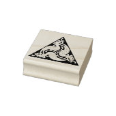 Keltische Dreiecksvögel Rubber-Briefmarke Gummistempel (Stempel)