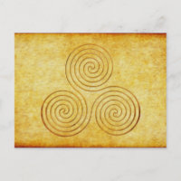 keltische Dreifach-Spirale - Das antike Gold einer