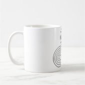 keltische Dreifach-Spirale - One Line antikes Silb Kaffeetasse (Links)