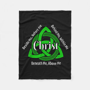 Keltische Dreifaltigkeit Kno St. Patricks Gebet Ch Fleecedecke