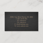 Keltische Dreifaltigkeit Visitenkarte (Rückseite)