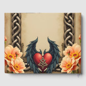 keltische Eleganz mit Herz und Flügeln. Gästebuch (Rückseite)