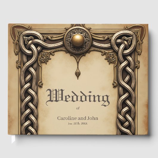 keltische Eleganz mit Herz und Flügeln. Gästebuch (Vorderseite)