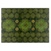 Keltische Endlose Knoten - Kleeblatt Vierblatt Kle Schneidebrett (Vorderseite)