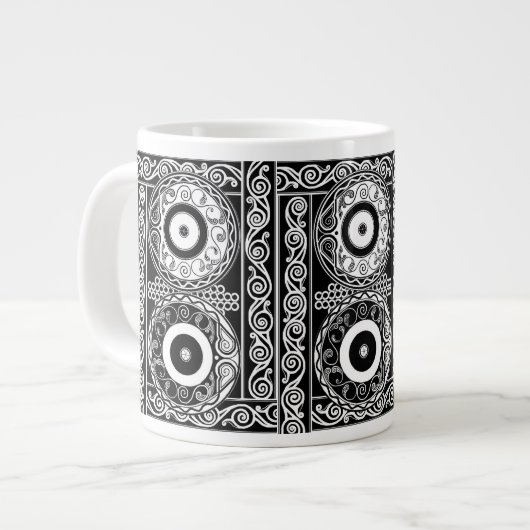 Keltische Espresso-Tasse Jumbo-Tasse (Vorderseite Links)