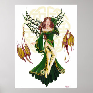 keltische Fee Poster