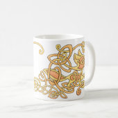 Keltische Fox-Tasse Kaffeetasse (VorderseiteRechts)