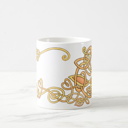 Keltische Fox-Tasse Kaffeetasse (Mittel)