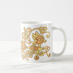 Keltische Fox-Tasse Kaffeetasse