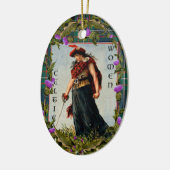 keltische Frauenverzierung Keramik Ornament (Links)