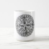 Keltische Gekritzel-Tasse Kaffeetasse (Mittel)