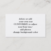 keltische geschnitzte Knüpfarbeit Visitenkarte (Rückseite)