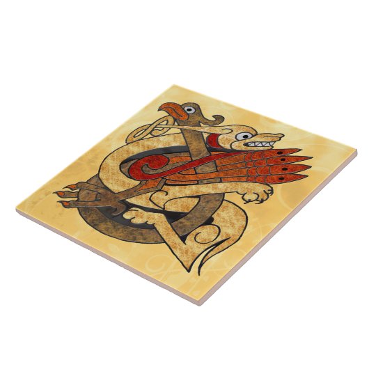 Keltische Geschöpfe Fliese (Seite)