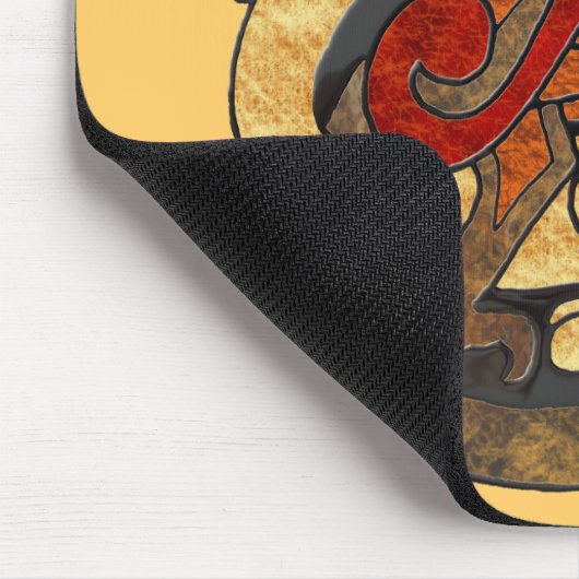 Keltische Geschöpfe Mousepad (Ecke)