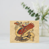Keltische Geschöpfe Postkarte (Stehend Vorderseite)