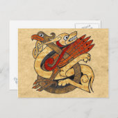 Keltische Geschöpfe Postkarte (Vorne/Hinten)