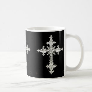 Keltische gotische Kaffee-Tasse des Kreuz-3x Kaffeetasse