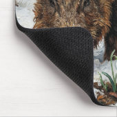Keltische Göttin & Wildschwein Mousepad (Ecke)