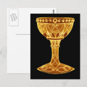 Keltische Gralposter Postkarte (Vorne/Hinten)