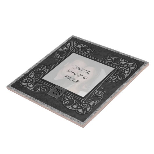 "Keltische graue Stein" Fliese (Seite)