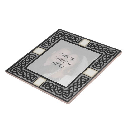 "Keltische graue Stein" Fliese (Seite)