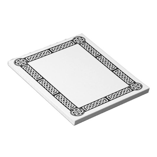 keltische Grenze Notizblock (angewinkelt)