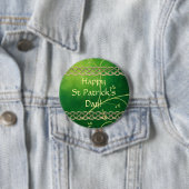 Keltische Grünknochen und Blätter Button (Beispiel)