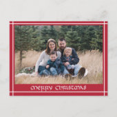 Keltische handgezeichnete Kalligraphie Weihnachten Postkarte (Vorderseite)