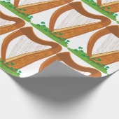 Keltische Harfe Geschenkpapier (Ecke)