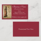 Keltische Harfen-Visitenkarte Visitenkarte (Vorne/Hinten)