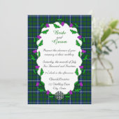 Keltische Hochzeit Douglas Einladung (Stehend Vorderseite)